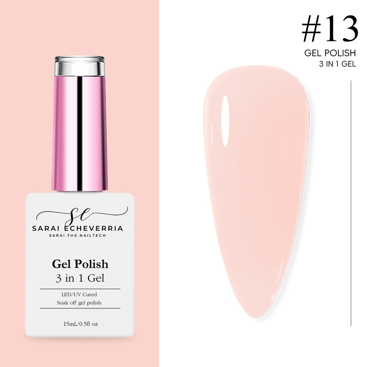 3 in 1 Gel Polish #13 - Noodle my Poodle