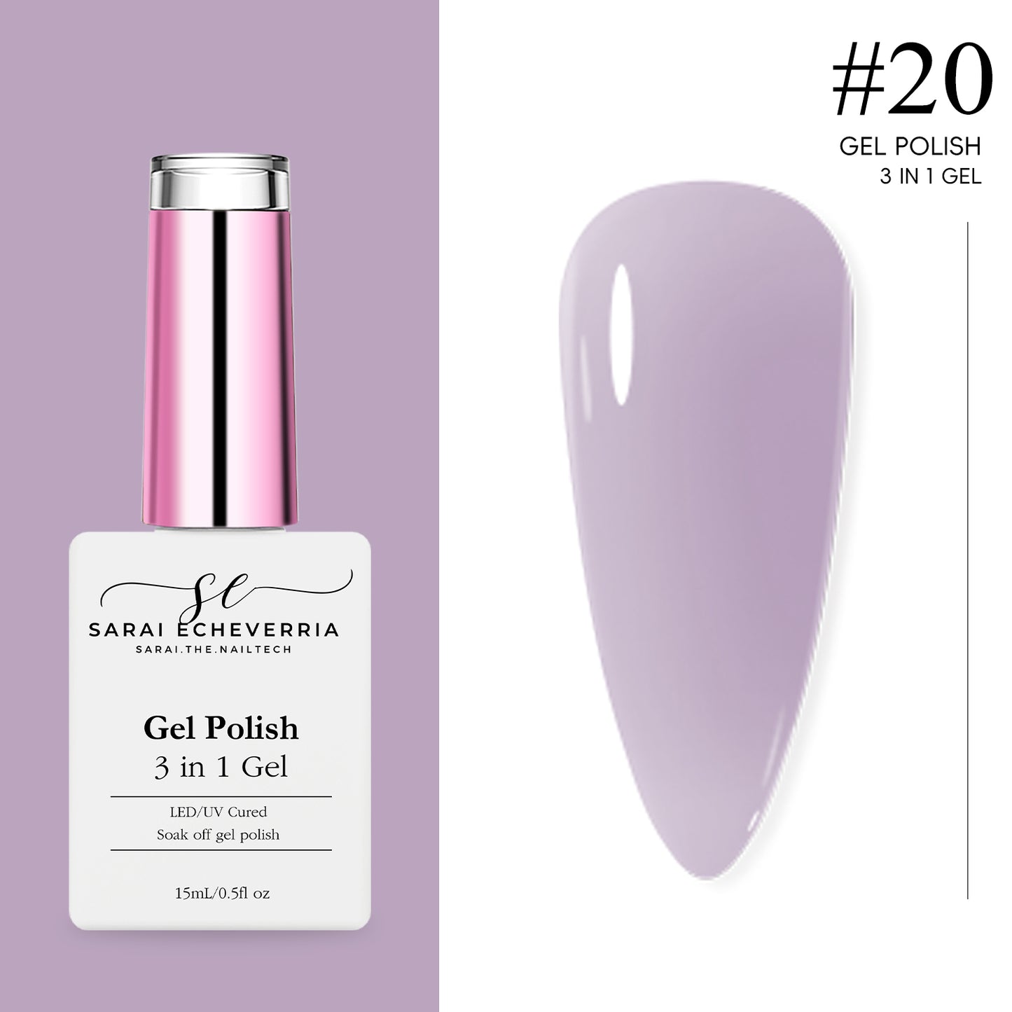 3 in 1 Gel Polish #20- Golosa