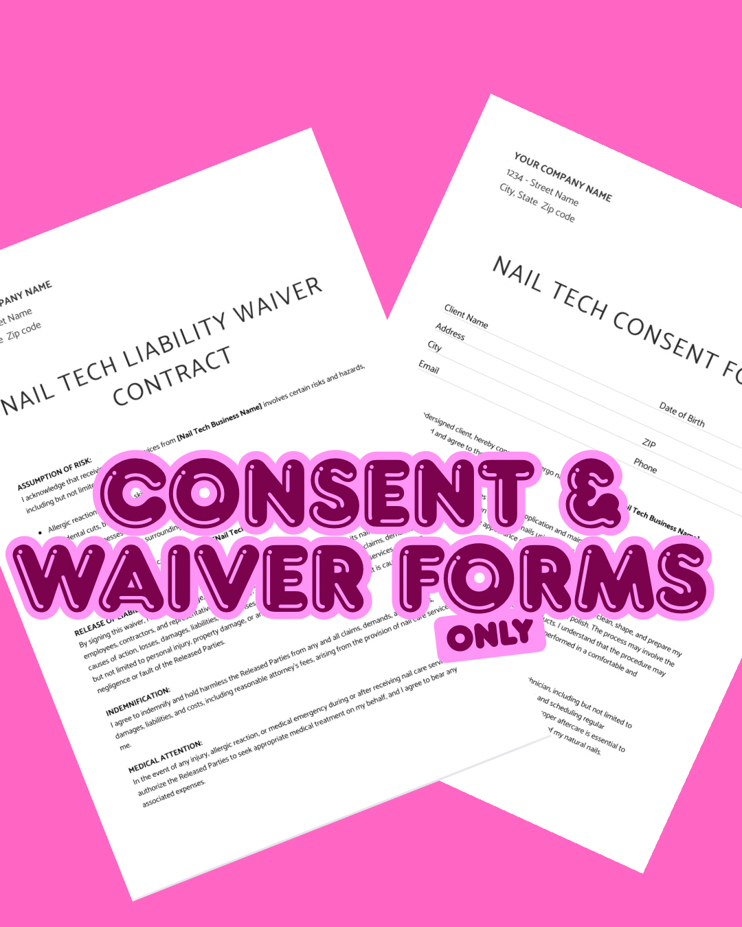 Consent / Waiver Forms