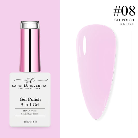 3 in 1 Gel Polish #8- Pucker Up Butter Cup