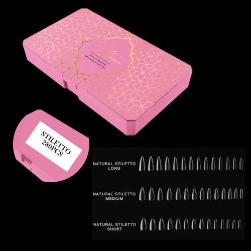 GEL-X NATURAL STILETTO